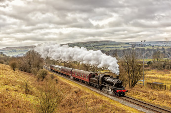 Картинка техника паровозы локомотив состав