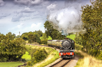 Картинка техника паровозы локомотив состав