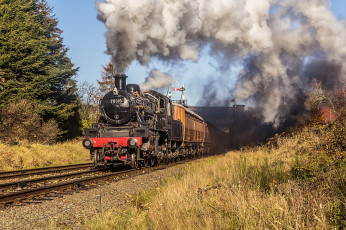 Картинка техника паровозы локомотив состав