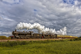 Картинка техника паровозы локомотив состав