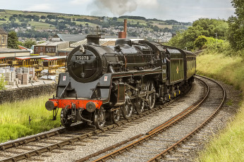 Картинка техника паровозы локомотив состав