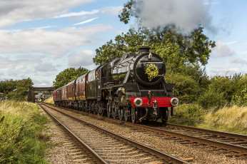 Картинка техника паровозы локомотив состав