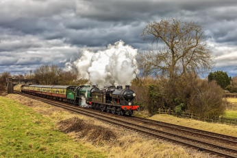 Картинка техника паровозы состав локомотив