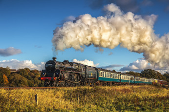 Картинка техника паровозы состав локомотив