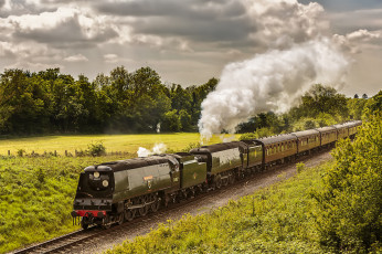 Картинка техника паровозы состав локомотив