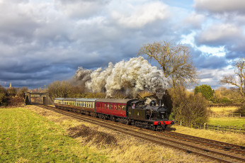 Картинка техника паровозы состав локомотив