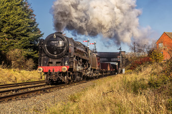 Картинка техника паровозы состав локомотив