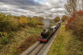 Картинка техника паровозы состав локомотив