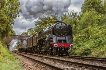 Картинка техника паровозы состав локомотив