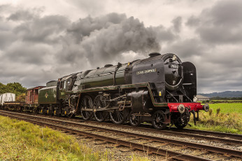 Картинка техника паровозы состав локомотив