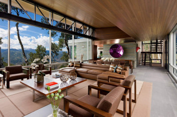 Картинка интерьер гостиная bridge house вилла