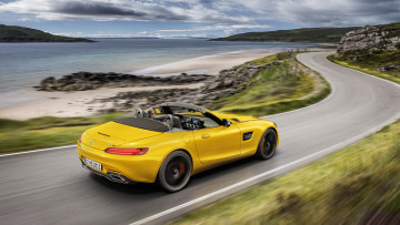 Картинка mercedes-benz+amg+gt+s+roadster+2019 автомобили mercedes-benz amg gt s roadster 2019 жёлтый