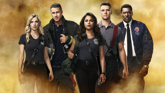 Обои картинки фото chicago fire, кино фильмы, chicago fire , сериал, чикаго, в, огне, 7, сезон, драма, 2018, chicago, fire