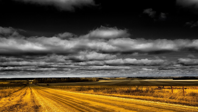 Обои картинки фото природа, дороги, небо, дорога