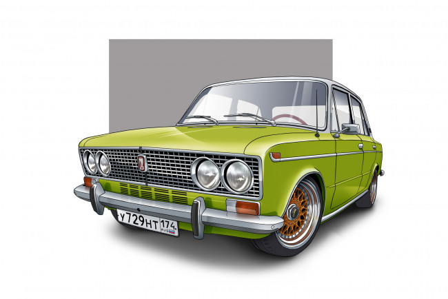 Обои картинки фото рисованное, авто, мото, номер, фон, автомобиль