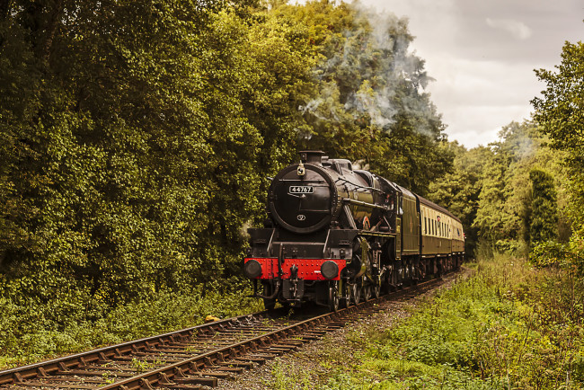 Обои картинки фото техника, паровозы, локомотив, состав