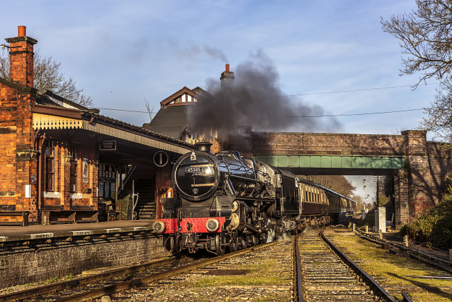 Обои картинки фото техника, паровозы, состав, локомотив