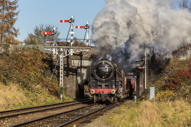 Обои картинки фото техника, паровозы, состав, локомотив