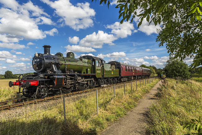 Обои картинки фото техника, паровозы, состав, локомотив