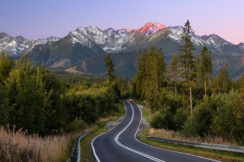 Картинка природа дороги горы