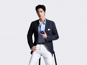 Картинка мужчины xiao+zhan актер пиджак флакон табурет