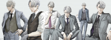 Картинка аниме yuri+on+ice victor nikiforov