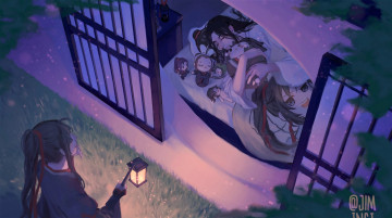 Картинка аниме mo+dao+zu+shi вэй усянь лань ванцзы сон подушки