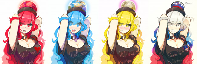 Обои картинки фото аниме, touhou, тоухоу