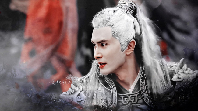 Обои картинки фото eternal love of dream , donghua dijun, кино фильмы, three lives three worlds,  the pillow book, мужчина, воин, броня