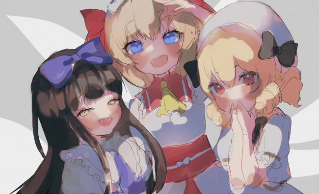 Обои картинки фото аниме, touhou, тоухоу