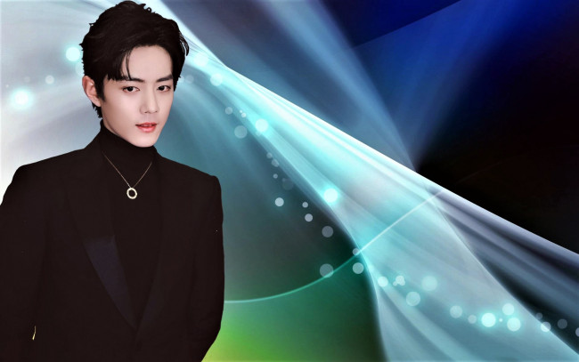 Обои картинки фото мужчины, xiao zhan, актер, певец, пиджак, кольцо