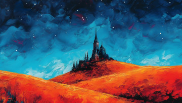 Картинка рисованное религия церковь