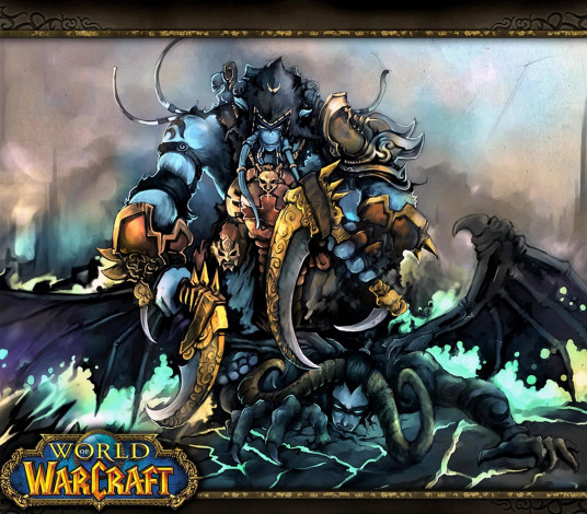 Обои картинки фото видео игры, world of warcraft, демон, оружие
