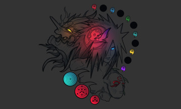 Картинка аниме naruto мадара учиха