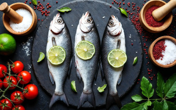 Картинка 3д+графика еда- food рыба