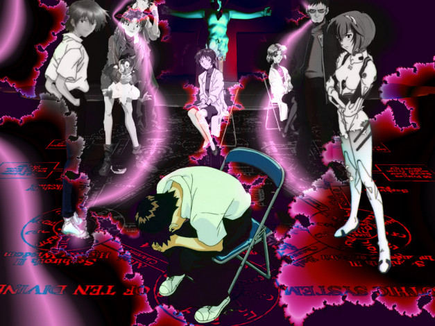 Обои картинки фото аниме, evangelion