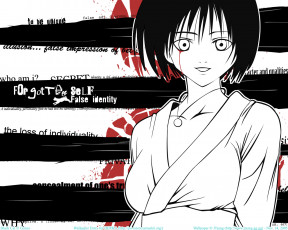 обоя аниме, black, cat