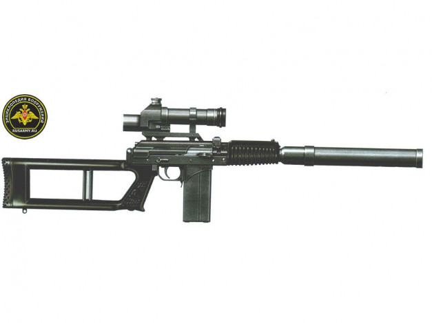 Обои картинки фото бесшумная, снайперская, винтовка, вск, 94, оружие, винтовки, прицеломприцелы