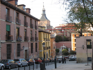 Картинка города улицы площади набережные мадрид