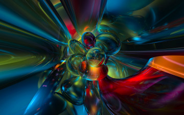 Картинка 3д графика abstract абстракции