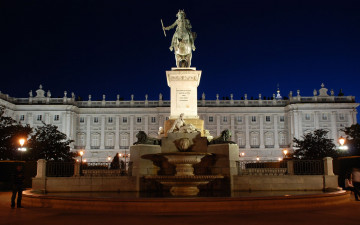 Картинка madrid royal palace города мадрид испания