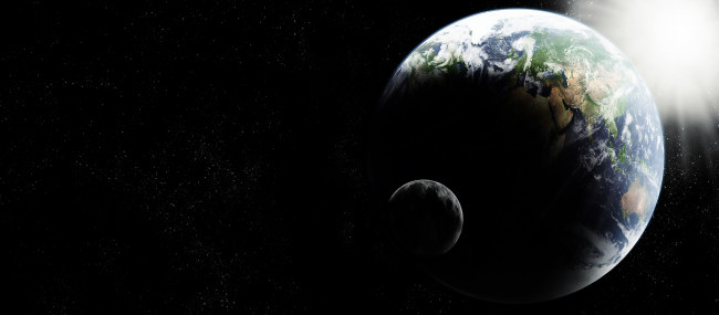 Обои картинки фото космос, арт, планеты