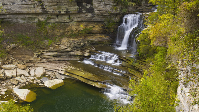 Обои картинки фото природа, водопады