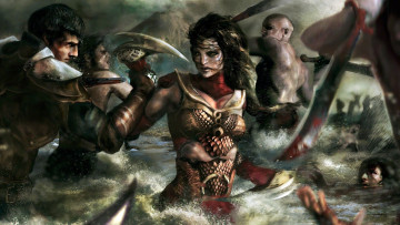 Картинка фэнтези люди сражение