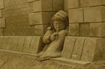 Картинка разное фигуры из песка льда снега ребёнок