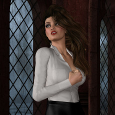 Картинка reporter 3д+графика люди+ people девушка взгляд