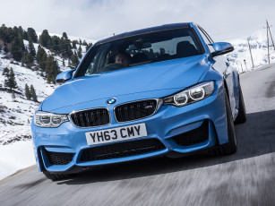 Картинка автомобили bmw 2014г uk-spec f80 m3 синий