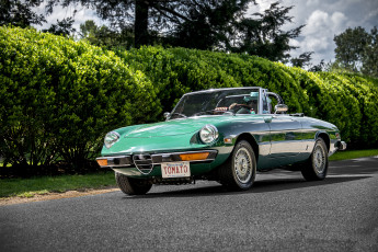 Картинка alfa+romeo+spider автомобили alfa+romeo автопробег выставка автошоу