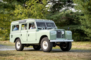 Картинка land+rver+series+ii автомобили land-rover выставка автопробег автошоу