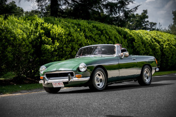 Картинка mg+mga автомобили mg автопробег автошоу выставка